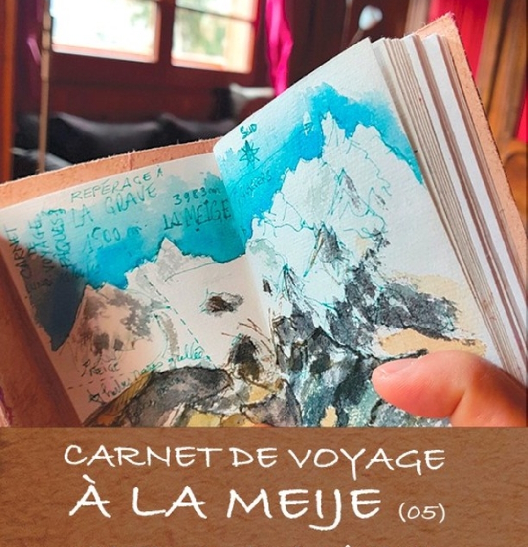 stage carnet de voyage aude berliner créa au mont d'or sketchbook travel drawing croquis aquarelle
